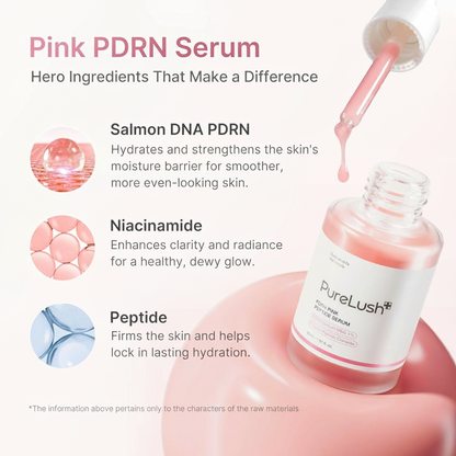 Pink peptide serum