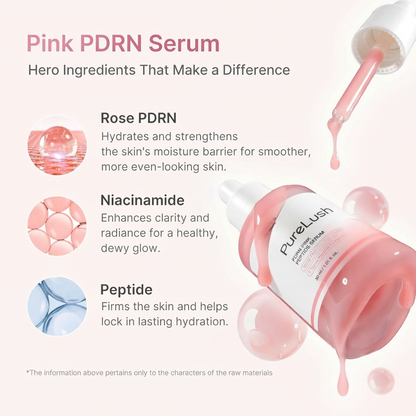 Pink peptide serum